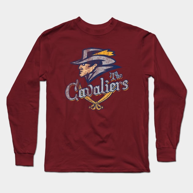 Cavaliers, distressed Long Sleeve T-Shirt by MonkeyKing
